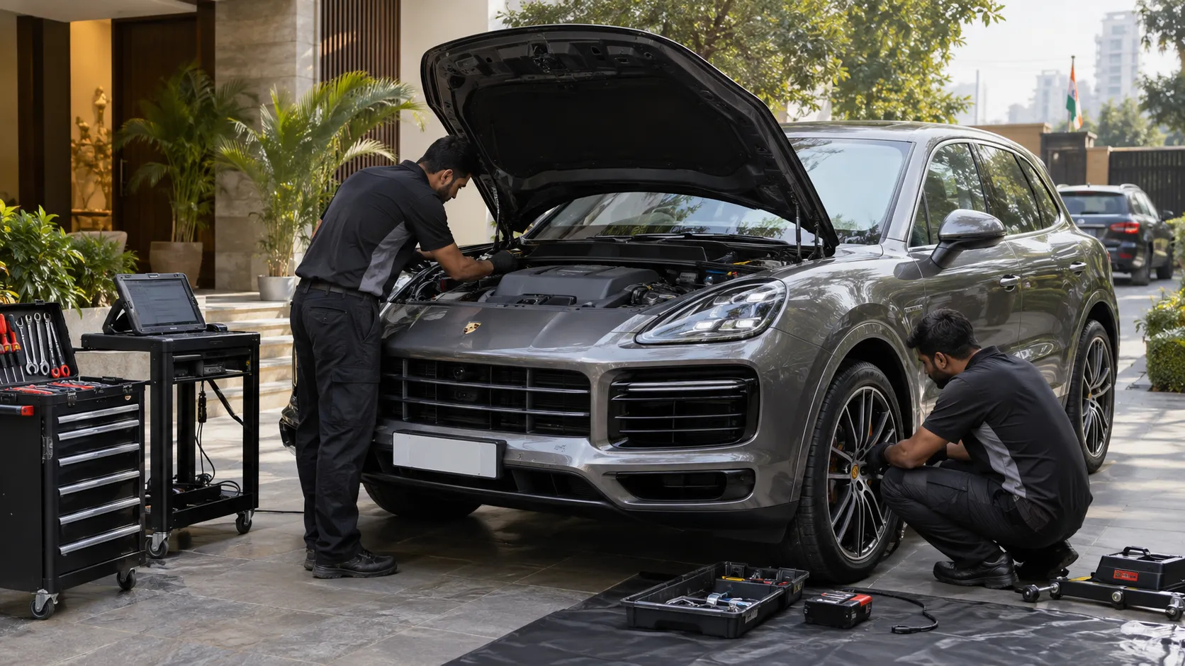 Porsche Doorstep Car Service in Delhi NCR | Automen Care