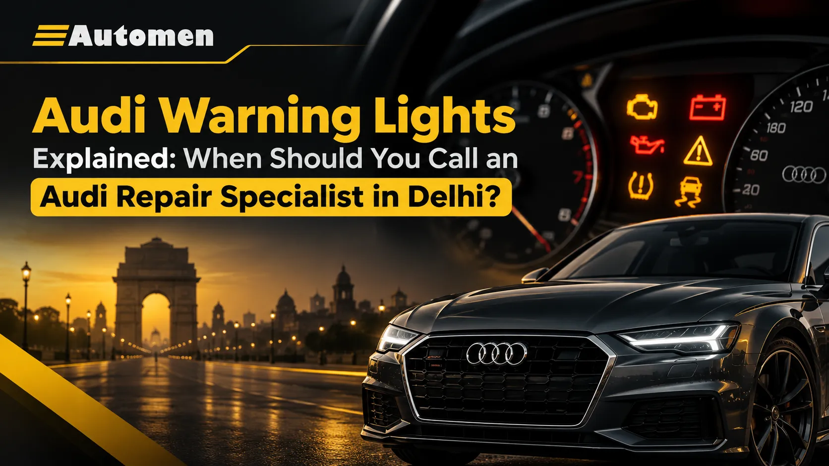 Audi Warning Lights | Audi Car Service in Delhi